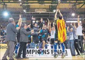  ?? FOTO: CERS ?? Con 67 años de historia, el Lleida Llista Blava estrenó su palmarés con la Copa CERS