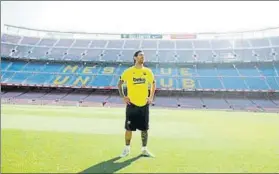  ?? FOTO: FCB ?? Messi, el día de su regreso al Camp Nou
Ya lanzó entonces un mensaje emotivo