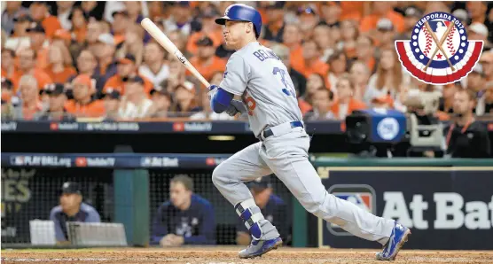  ??  ?? Cody Bellinger, primera base de los Dodgers de Los Ángeles