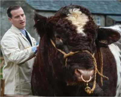  ?? PLAYGROUND TELEVISION/ NRK ?? «Den nye dyrlegen» handler om James Herriot som følger drømmen om å bli veterinaer i praktfulle Yorkshire Dales.