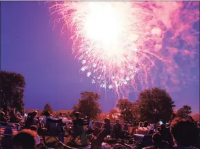  ?? Hearst Connecticu­t Media file photo ?? Crowds could return to Waveny Park this summer for New Canaan’s annual Fourth of July event.