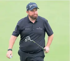  ??  ?? Shane Lowry would love to wear the green jacket.