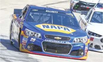  ?? RANDY SARTIN, USA TODAY SPORTS ?? Defending Xfinity Series champion Chase Elliott has run only two Sprint Cup races this season but could be the fifth Hendrick Motorsport­s driver to make the All-Star race.