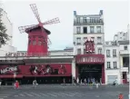  ??  ?? Landmark . . . Moulin Rouge was opened in Montmartre the same year as the Eiffel Tower was completed.