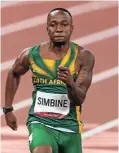  ?? Picture: Anton ?? Akani Simbine in action. Geyser/Saspa/Sasi