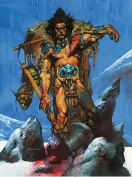  ??  ?? Simon Bisley’s fully painted, full-colour images of Sláine defined the 1990s in 2000 AD.