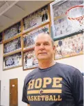  ?? JIM THOMPSON/JOURNAL ?? Hope Christian coach Jim Murphy can become the third coach in New Mexico to reach 800 career wins.