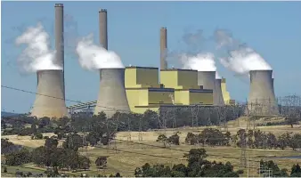  ?? Photo: AAP ?? The Loy Yang power station in the Latrobe Valley.