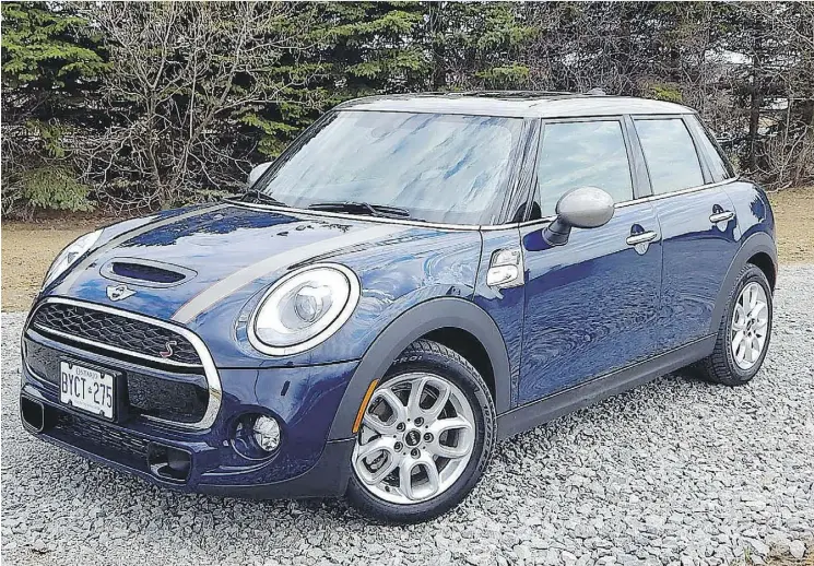  ?? PHOTOS: BRIAN HARPER/DRIVING.CA ?? “I love a vehicle that’s engineered for the driver,” writes Lorraine Sommerfeld, and she believes the 2017 Mini Cooper S Seven fits the bill.