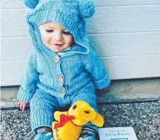  ??  ?? Levi Ryan, 11 months, dressed as Peter Rabbit.