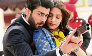  ??  ?? Beautiful enemy: Fawad Khan (left) was one of the Pakistani actors working in Bollywood asked to leave India within 24 hours as cross-border tension escalated.