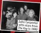  ??  ?? John Carpenter with stars from The Fog in 1980