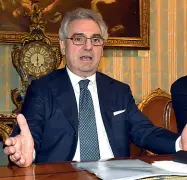  ??  ?? Alla guida Luigi Garofalo, presidente di Fondazione Cassamarca. Il piano triennale che indicherà le vie del risanament­o della Fondazione vive la fase finale del confronto con il Tesoro