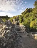  ??  ?? TOP Fifteen sandstone arches span the Old Bridge, which straddles the river at Berwick-Upon-Tweed before it opens out to meet the North Sea ABOVE The White Wall was built in 1296 to protect Berwick Castle from an attack along the riverbank