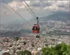  ?? Jorge Gobbi ?? Metrocable, the gondola system that serves Medellin, Colombia, transforme­d the city.