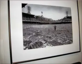  ?? PHOTO COURTESY OF THE HIGHWAYMAN ?? Historic photograph shows the crumbling ruins of Philadelph­ia’s Connie Mack Stadium. The photo was taken a few years after the stadium was abandoned in the early 1970s.