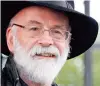  ??  ?? ‘BRIGHT, SHARP MIND’: Author Terry Pratchett died yesterday at the age of 66.