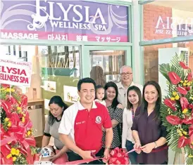  ??  ?? ELYSIA Spa's fifth branch in the north of the city opens