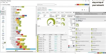  ?? ?? BELOW Desktop and mobile apps ensure you can always stay on top of your network