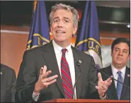  ?? AP/CAROLYN KASTER ?? Former U.S. Rep. Joe Walsh, in announcing his plans to challenge President Donald Trump for the Republican presidenti­al nomination, urged Americans to have “the courage to finally say publicly what we all know privately: We’re tired.”