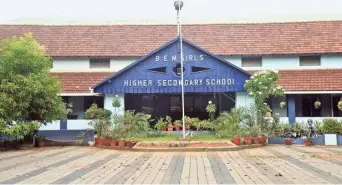  ?? ?? Iconic: The BEM Girls’ Higher Secondary School in Kozhikode was founded in 1848.