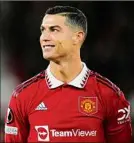  ?? Jon Super / Associated Press ?? Cristiano Ronaldo managed just three goals for Manchester United in 16 games this season, with one of those coming from the penalty spot.
