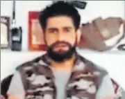  ??  ?? Zakir Rashid Bhat, alias Musa, released audio messages 10 days ago announcing his exit after the leadership criticised him for threatenin­g to behead Hurriyat leaders.