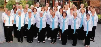  ??  ?? East Cheshire Hospice’s Claritas Choir