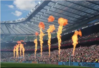  ?? PICTURE: Getty Images ?? Vibrant: Harlequins-Gloucester entertaine­d 51,000 at Twickenham