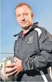  ?? ?? Confident Shire coach Alan Clark is sure his players will get the result needed against Greenock Wanderers tomorrow afternoon