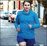  ??  ?? IN CONTROL: Jillian Bell keeps up the pace