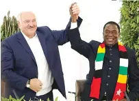  ?? ?? The ties between Zimbabwe and Belarus, under the leadership of President Mnangagwa and President Lukashenko have grown to improve the economies of the two nations