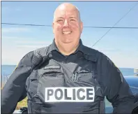  ?? JOURNAL PIONEER FILE PHOTO ?? Kensington Police Const. Robb Hartlen says the department uses humour to hammer home serious messages.