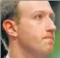  ?? REUTERS ?? Mark Zuckerberg