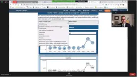  ?? SCREENSHOT OF ONLINE MEETING ?? North Penn Assistant Superinten­dent Todd Bauer, inset, shows the school board safe schools committee a preview of a safe schools data dashboard, listing numbers of incidents in various categories over time, during the committee’s Jan. 25meeting.