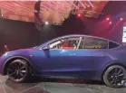  ?? JEFFERSON GRAHAM/USA TODAY ?? Tesla has reduced the price of its mid-size Model Y SUV by $3,000.