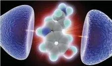  ??  ?? FAR LEFT: MDMA increases levels of serotonin, seen here between two nerve cells