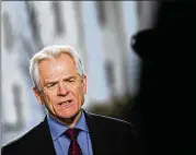  ?? BLOOMBERG ?? Peter Navarro, director of trade and industrial policy, called out Wall Street bank Goldman Sachs for investing overseas instead of at home.