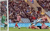  ?? ?? Gyokeres scores Cov’s second