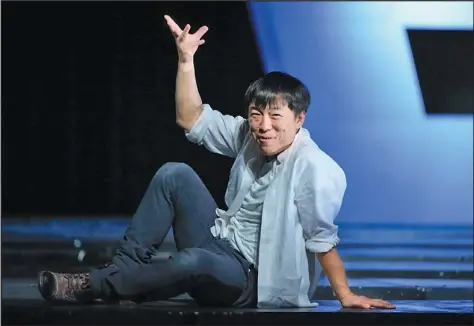  ??  ?? Huang Bo’s performanc­e has become a major selling point of theater director Meng Jinghui’s latest work, To Live.
PROVIDED TO CHINA DAILY