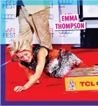  ??  ?? EMMA THOMPSON