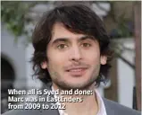  ??  ?? When all is Syed and done: Marc was in Eastenders from 2009 to 2012