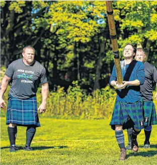  ?? CHRIS ARMSTRONG • CBC ?? During a break from appearing on Murdoch Mysteries, Jonny Harris continued his crossCanad­a journey to small towns far and wide for season 7 of Still Standing, including upcoming shows profiling Nova Scotia’s Middleton and Oxford.