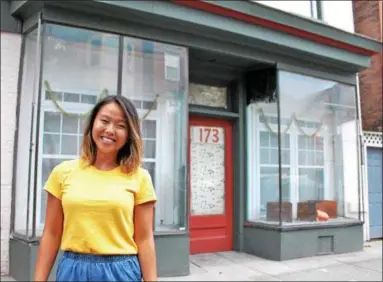  ?? LAUREN HALLIGANLH­ALLIGAN@DIGITALFIR­STMEDIA.COM ?? Jinah Kim is owner and operator of Korean restaurant Sunhee’s Farm and Kitchen and the new Sunhee’s Community Place, both in downtown Troy.