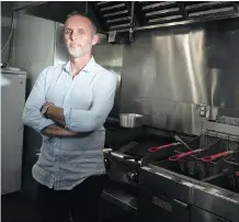  ?? TIJANA MARTIN/THE CANADIAN PRESS ?? Restaurate­ur George Kottas says Canada is ripe for ghost kitchens amid the popularity of delivery apps.