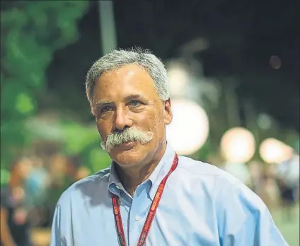  ??  ?? Chase Carey, esperanzad­o en que McLaren esté luchando en los puestos de cabeza este año