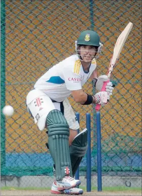 ?? PICTURE: GALLO IMAGES ?? FINE FORM: JP Duminy plays a shot during a practice session at the Premadasa Stadium in Colombo, Sri Lanka, yesterday. South Africa and Sri Lanka will play five ODIs and three Twenty20s in Sri Lanka starting today. See sports section