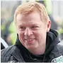  ??  ?? ROLE MODEL: Hibernian gaffer Neil Lennon