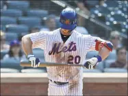  ?? SethWenig / Associated Press ?? The Mets’ Pete Alonso reacts after an out during the eighth inning against the Phillies on Sunday.