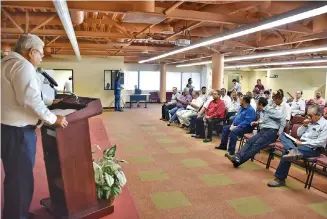  ?? (Foto: Diego Sandoval). ?? El Primer Seminario Técnico de Trigo en el valle de Mexicali fue organizado por la Secretaría de Fomento Agropecuar­io.